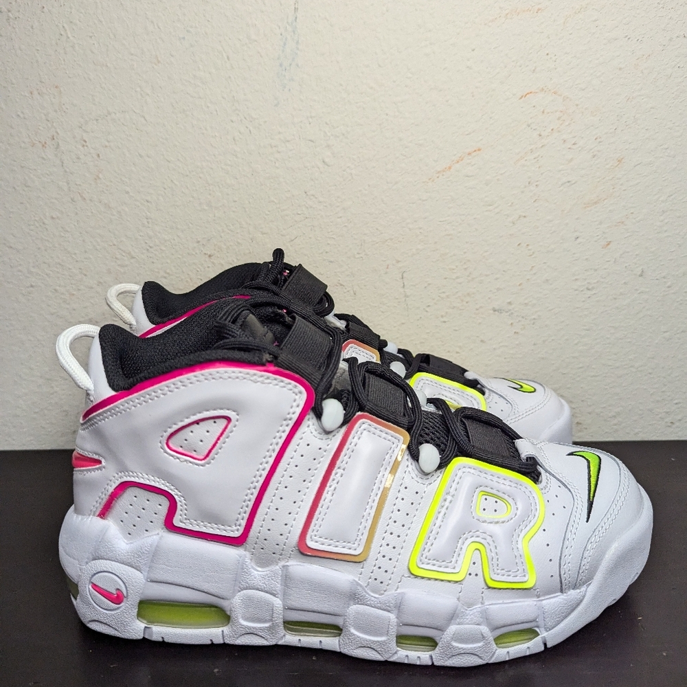 Nike Women's Air More Uptempo Electric Sneakers Shoes FD0865 100 - Picture 5 of 10